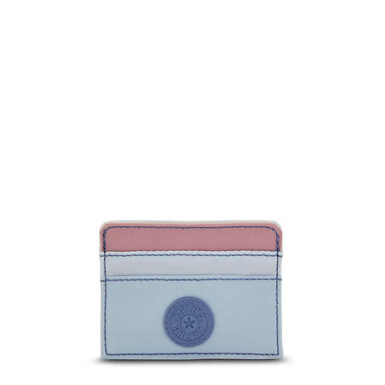 Kipling Cardy Card Holder Taske Lyseblå Lyserød | DK 2054BE